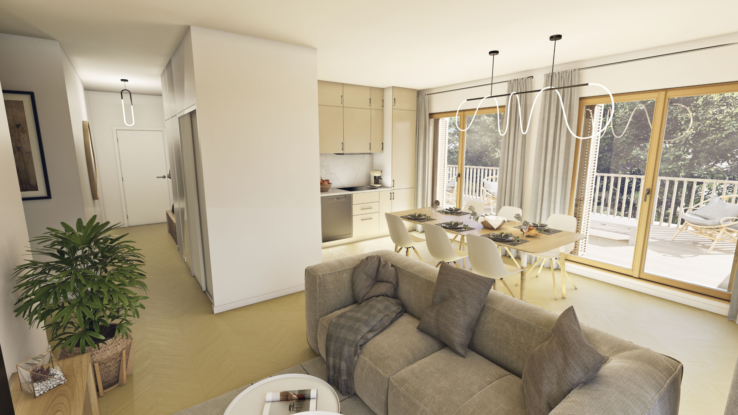 Perspective T4 Salon par Arnaud Deschamps 3D 2560 1440